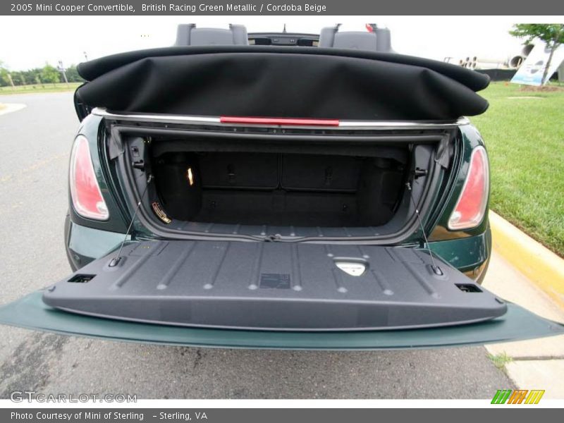 British Racing Green Metallic / Cordoba Beige 2005 Mini Cooper Convertible