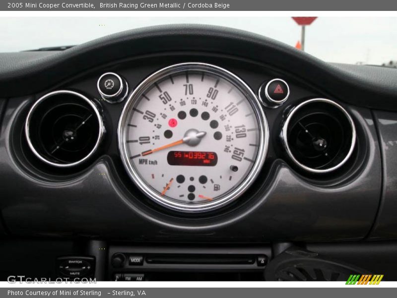 British Racing Green Metallic / Cordoba Beige 2005 Mini Cooper Convertible