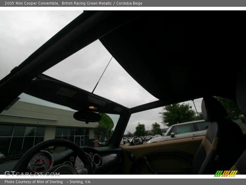 British Racing Green Metallic / Cordoba Beige 2005 Mini Cooper Convertible