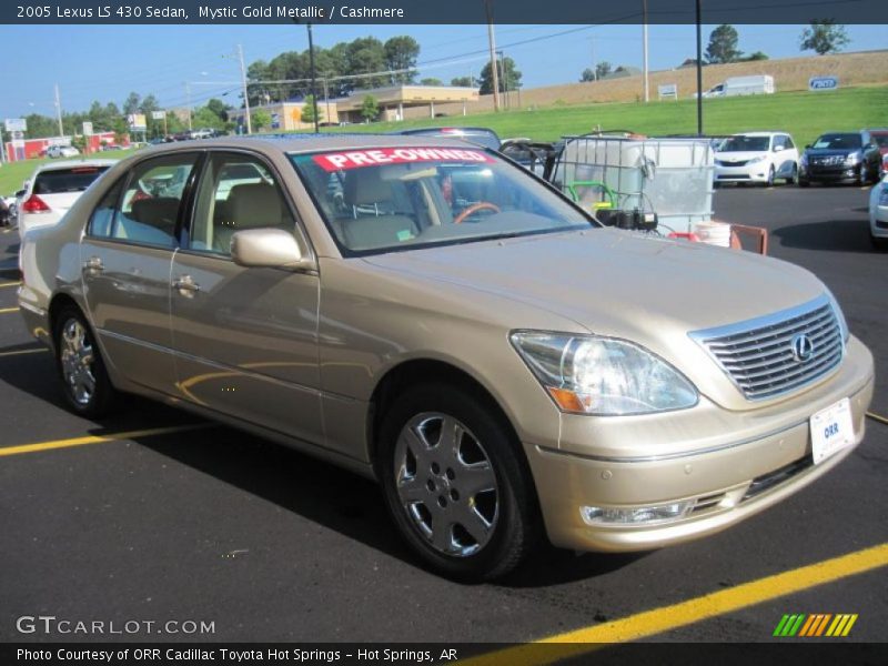 Mystic Gold Metallic / Cashmere 2005 Lexus LS 430 Sedan