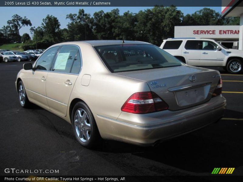Mystic Gold Metallic / Cashmere 2005 Lexus LS 430 Sedan