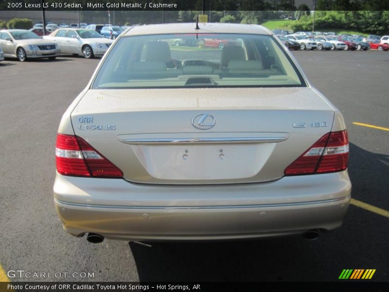 Mystic Gold Metallic / Cashmere 2005 Lexus LS 430 Sedan