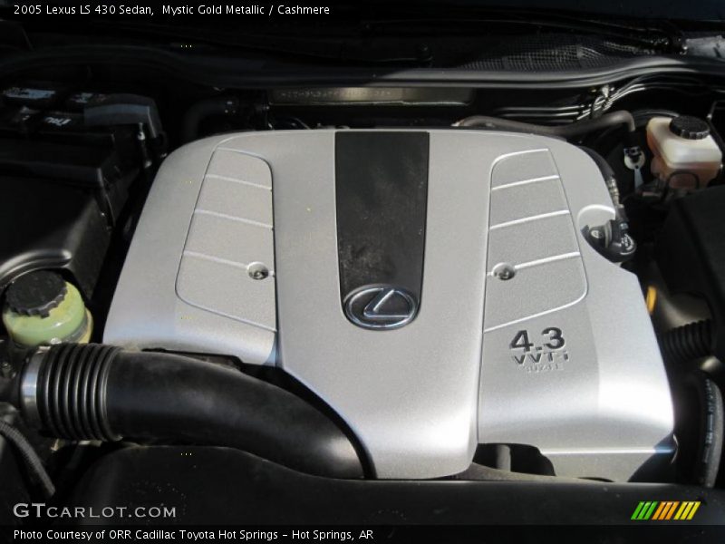Mystic Gold Metallic / Cashmere 2005 Lexus LS 430 Sedan