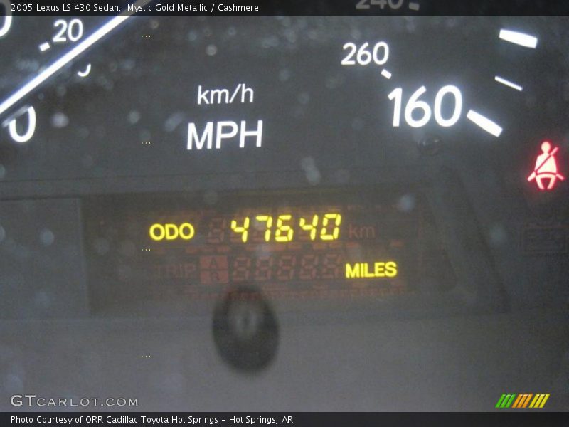 Mystic Gold Metallic / Cashmere 2005 Lexus LS 430 Sedan