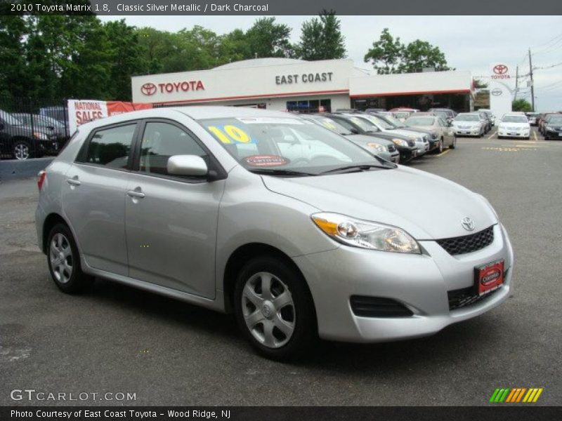 Classic Silver Metallic / Dark Charcoal 2010 Toyota Matrix 1.8