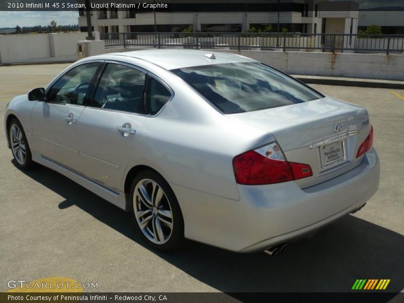 Liquid Platinum / Graphite 2010 Infiniti M 45 S Sedan