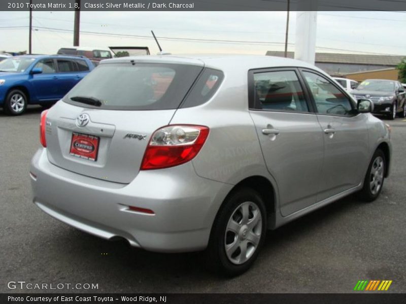 Classic Silver Metallic / Dark Charcoal 2010 Toyota Matrix 1.8