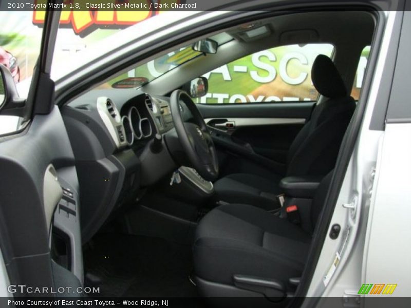 Classic Silver Metallic / Dark Charcoal 2010 Toyota Matrix 1.8
