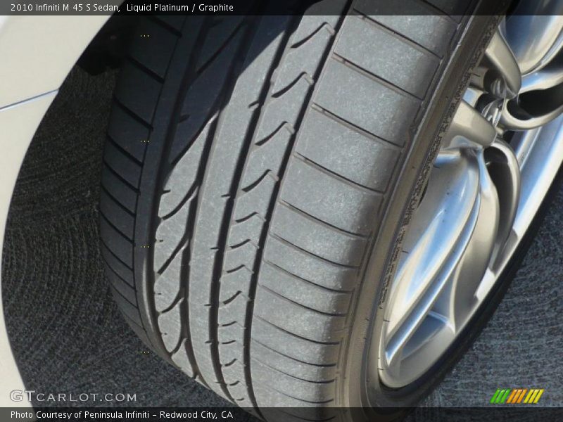 Liquid Platinum / Graphite 2010 Infiniti M 45 S Sedan