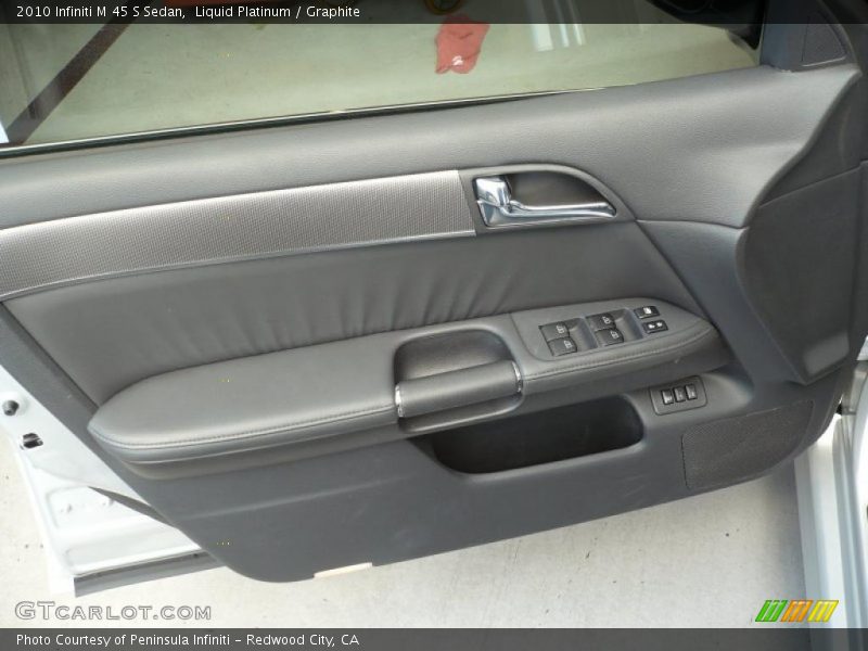 Liquid Platinum / Graphite 2010 Infiniti M 45 S Sedan