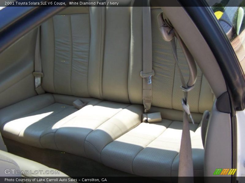 White Diamond Pearl / Ivory 2001 Toyota Solara SLE V6 Coupe
