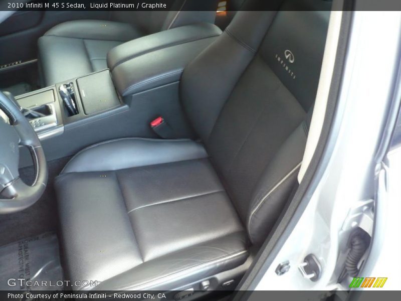 Liquid Platinum / Graphite 2010 Infiniti M 45 S Sedan