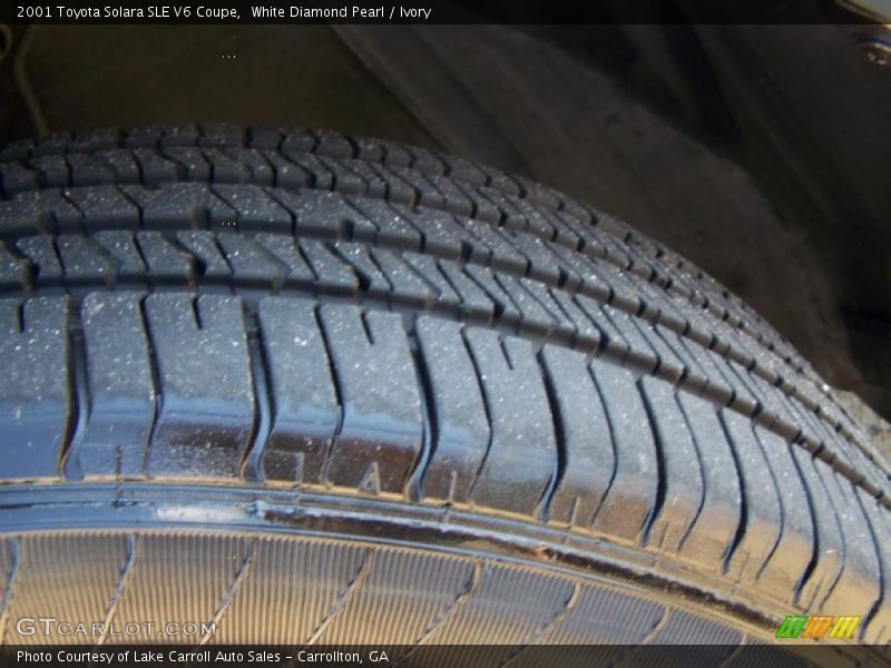 White Diamond Pearl / Ivory 2001 Toyota Solara SLE V6 Coupe