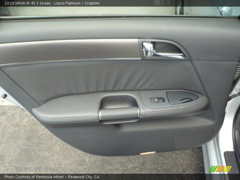 Liquid Platinum / Graphite 2010 Infiniti M 45 S Sedan