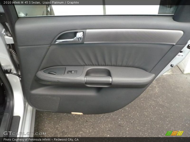 Liquid Platinum / Graphite 2010 Infiniti M 45 S Sedan