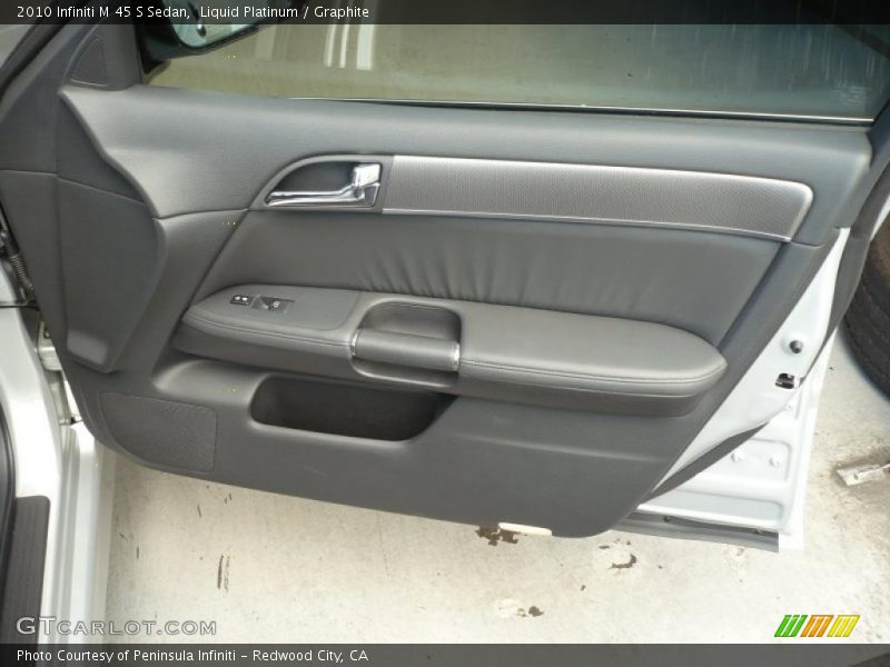 Liquid Platinum / Graphite 2010 Infiniti M 45 S Sedan