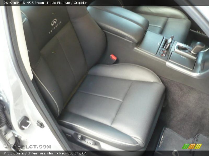 Liquid Platinum / Graphite 2010 Infiniti M 45 S Sedan
