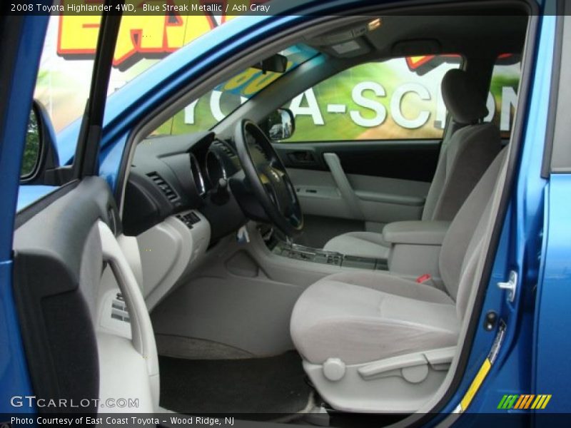 Blue Streak Metallic / Ash Gray 2008 Toyota Highlander 4WD