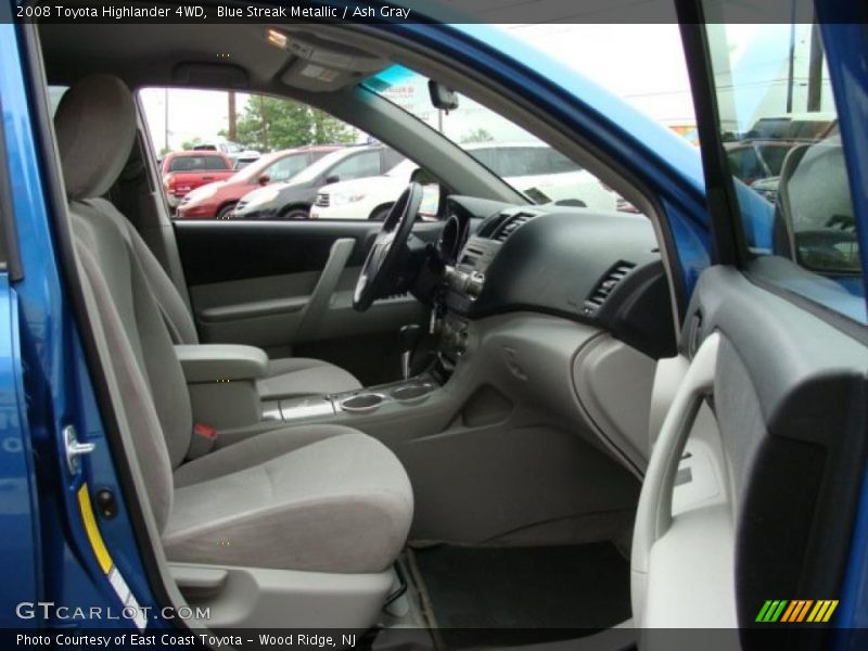 Blue Streak Metallic / Ash Gray 2008 Toyota Highlander 4WD
