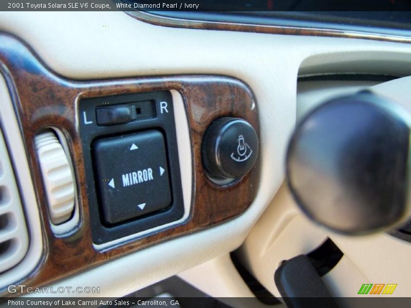 White Diamond Pearl / Ivory 2001 Toyota Solara SLE V6 Coupe