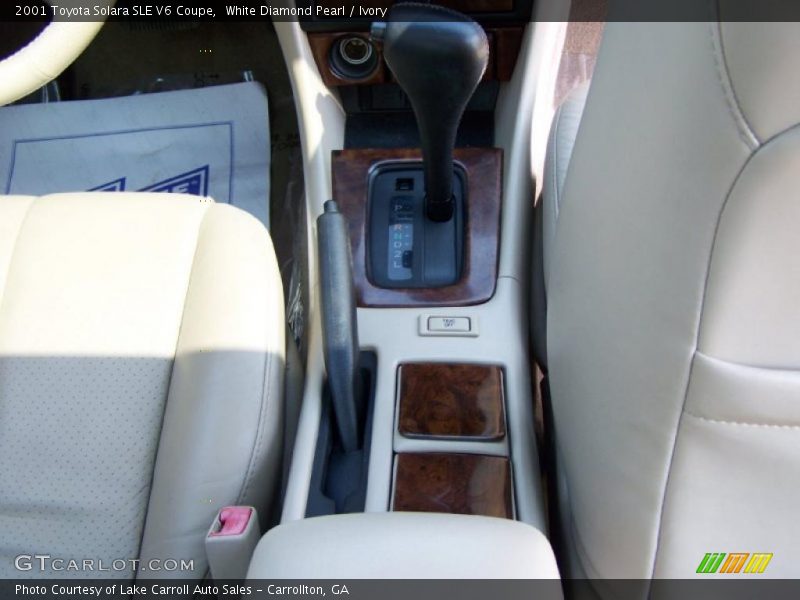White Diamond Pearl / Ivory 2001 Toyota Solara SLE V6 Coupe