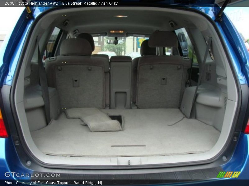 Blue Streak Metallic / Ash Gray 2008 Toyota Highlander 4WD