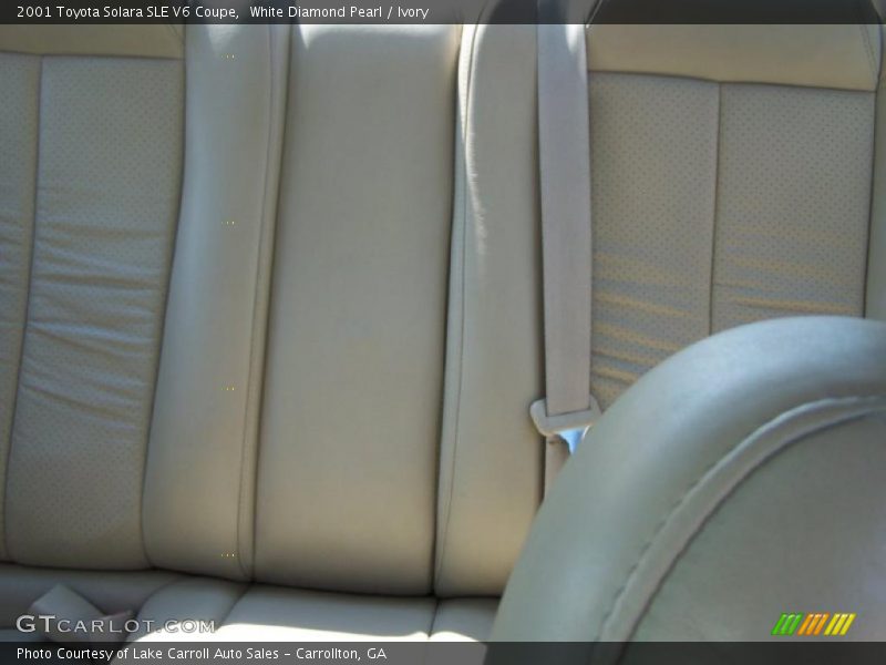 White Diamond Pearl / Ivory 2001 Toyota Solara SLE V6 Coupe