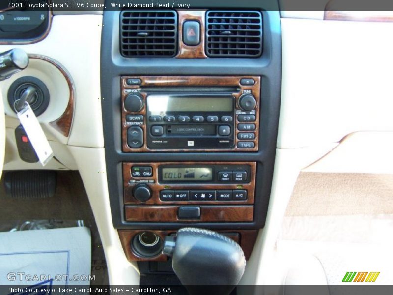 White Diamond Pearl / Ivory 2001 Toyota Solara SLE V6 Coupe