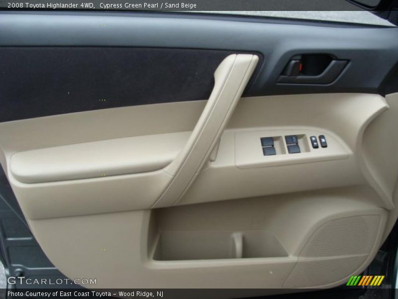 Cypress Green Pearl / Sand Beige 2008 Toyota Highlander 4WD