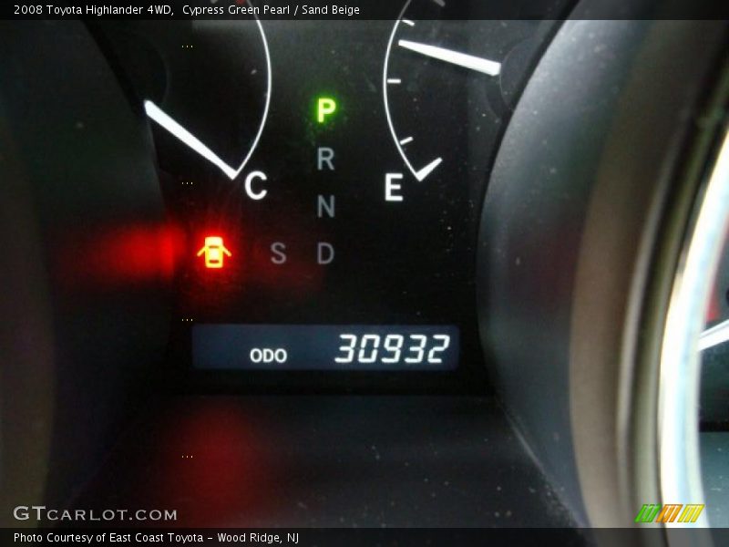 Cypress Green Pearl / Sand Beige 2008 Toyota Highlander 4WD