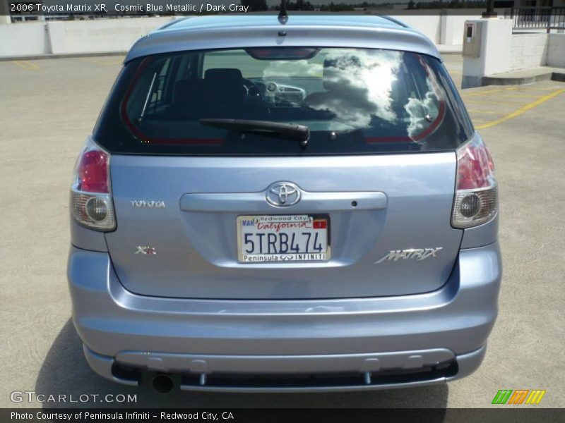 Cosmic Blue Metallic / Dark Gray 2006 Toyota Matrix XR