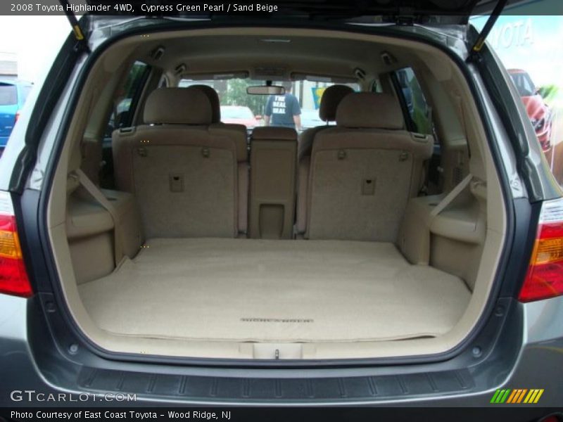 Cypress Green Pearl / Sand Beige 2008 Toyota Highlander 4WD