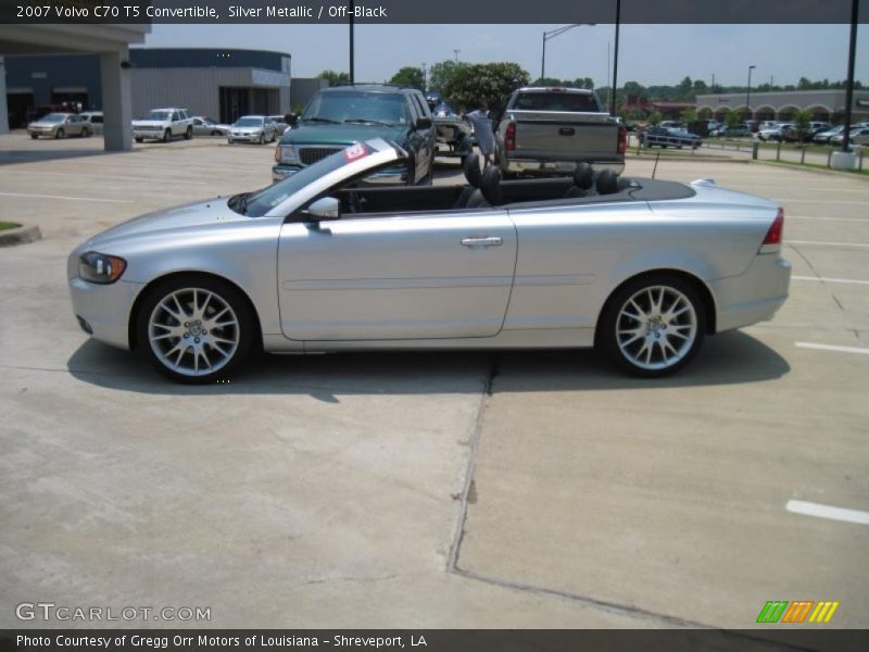 Silver Metallic / Off-Black 2007 Volvo C70 T5 Convertible