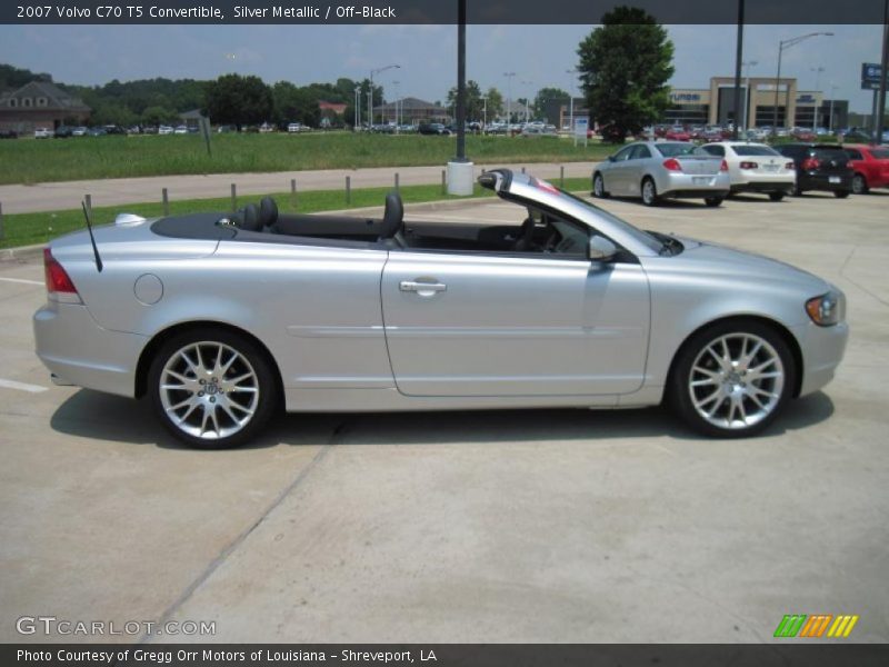 Silver Metallic / Off-Black 2007 Volvo C70 T5 Convertible