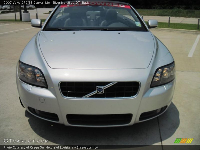 Silver Metallic / Off-Black 2007 Volvo C70 T5 Convertible