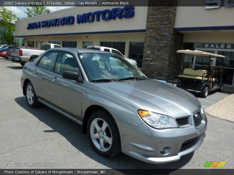 Urban Gray Metallic / Anthracite Black 2007 Subaru Impreza 2.5i Sedan