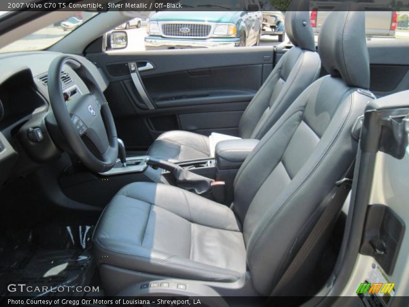 Silver Metallic / Off-Black 2007 Volvo C70 T5 Convertible