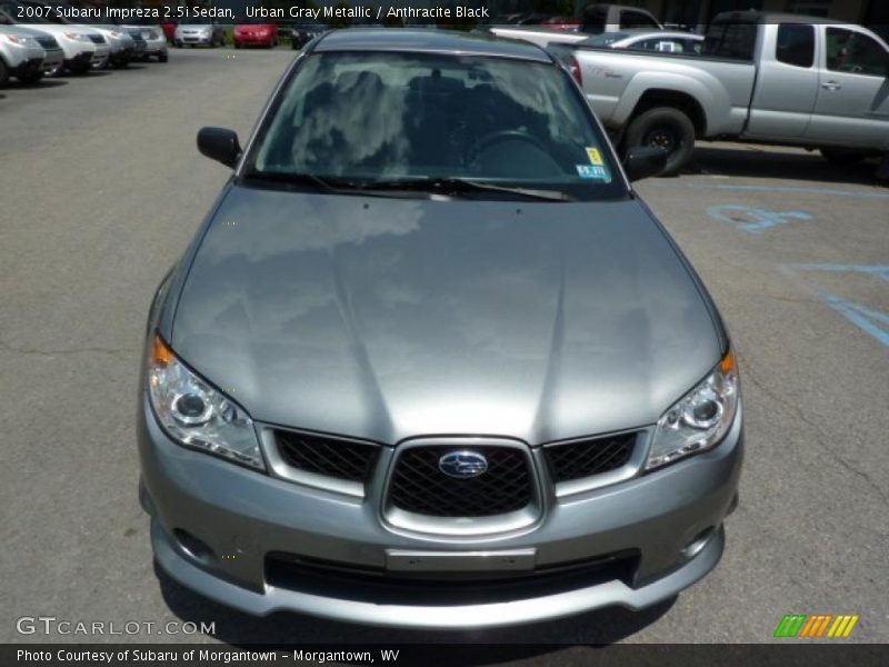 Urban Gray Metallic / Anthracite Black 2007 Subaru Impreza 2.5i Sedan