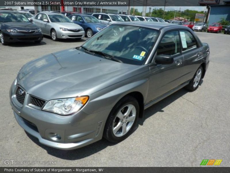Urban Gray Metallic / Anthracite Black 2007 Subaru Impreza 2.5i Sedan