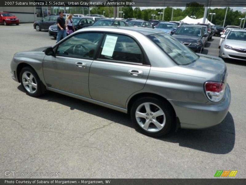 Urban Gray Metallic / Anthracite Black 2007 Subaru Impreza 2.5i Sedan