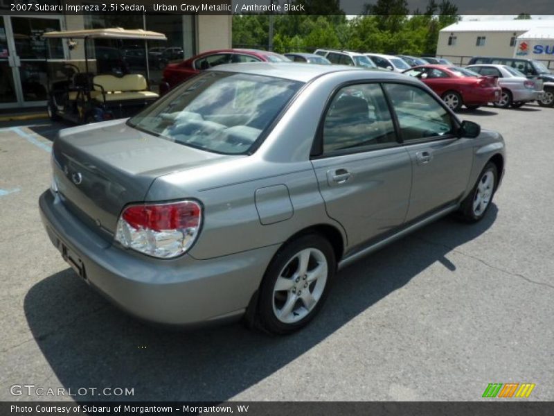 Urban Gray Metallic / Anthracite Black 2007 Subaru Impreza 2.5i Sedan
