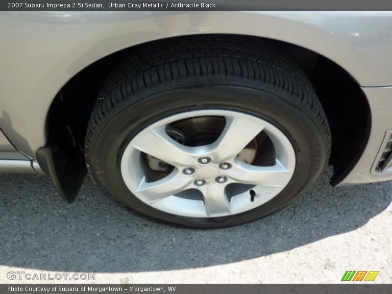 Urban Gray Metallic / Anthracite Black 2007 Subaru Impreza 2.5i Sedan