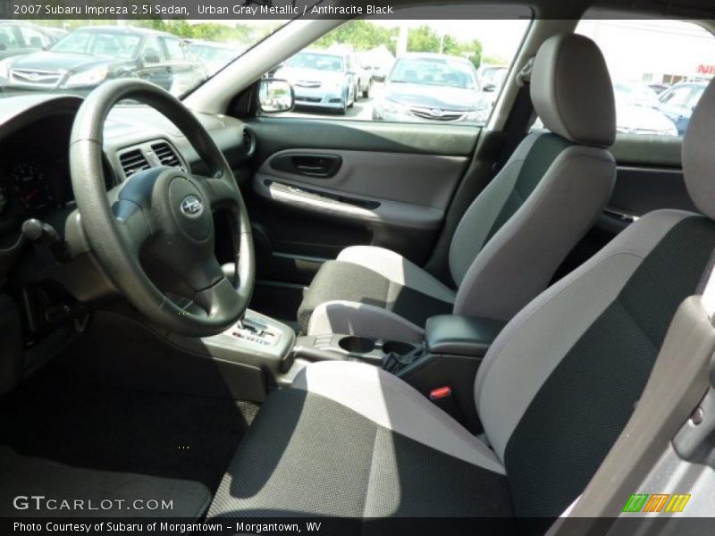 Urban Gray Metallic / Anthracite Black 2007 Subaru Impreza 2.5i Sedan