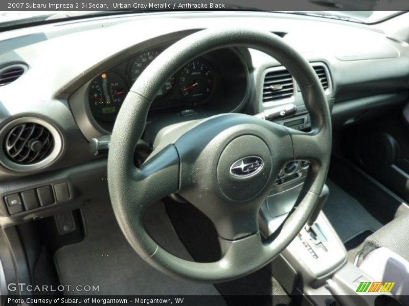 Urban Gray Metallic / Anthracite Black 2007 Subaru Impreza 2.5i Sedan