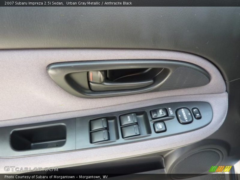 Urban Gray Metallic / Anthracite Black 2007 Subaru Impreza 2.5i Sedan