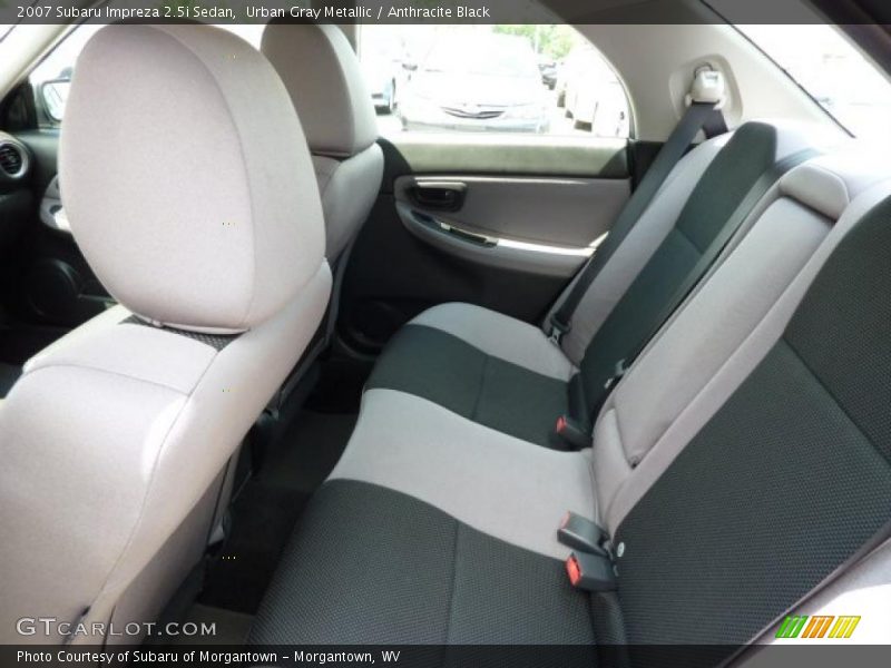 Urban Gray Metallic / Anthracite Black 2007 Subaru Impreza 2.5i Sedan