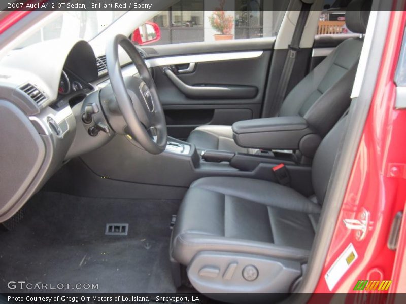 Brilliant Red / Ebony 2007 Audi A4 2.0T Sedan