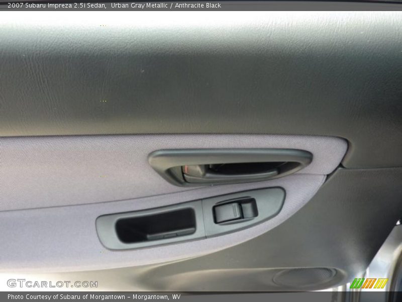 Urban Gray Metallic / Anthracite Black 2007 Subaru Impreza 2.5i Sedan