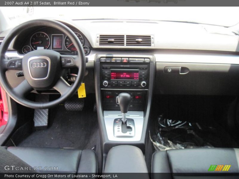 Brilliant Red / Ebony 2007 Audi A4 2.0T Sedan
