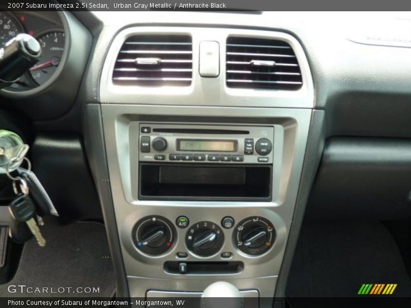 Urban Gray Metallic / Anthracite Black 2007 Subaru Impreza 2.5i Sedan
